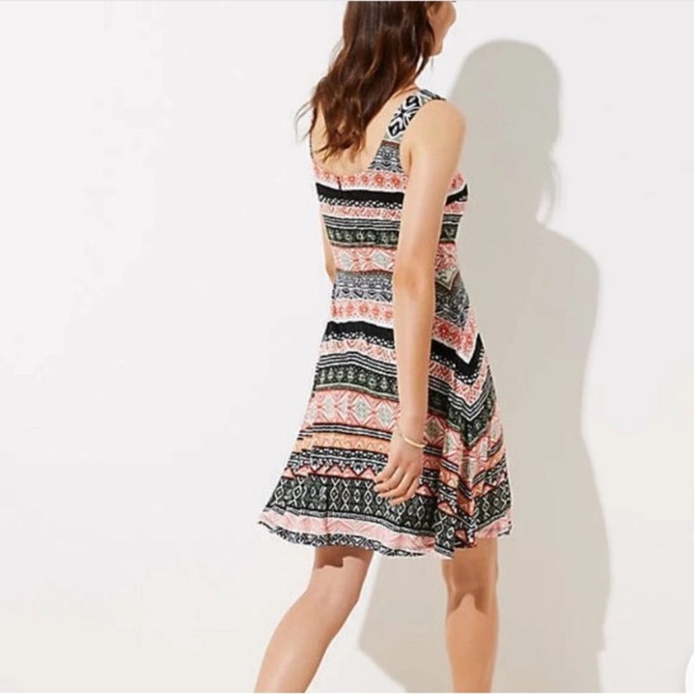 LOFT Riverwalk Flared Dress